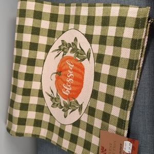 Runner 54" Thanksgiving Farmhouse Dining Table Buffet Blessed Pumpkin Fall